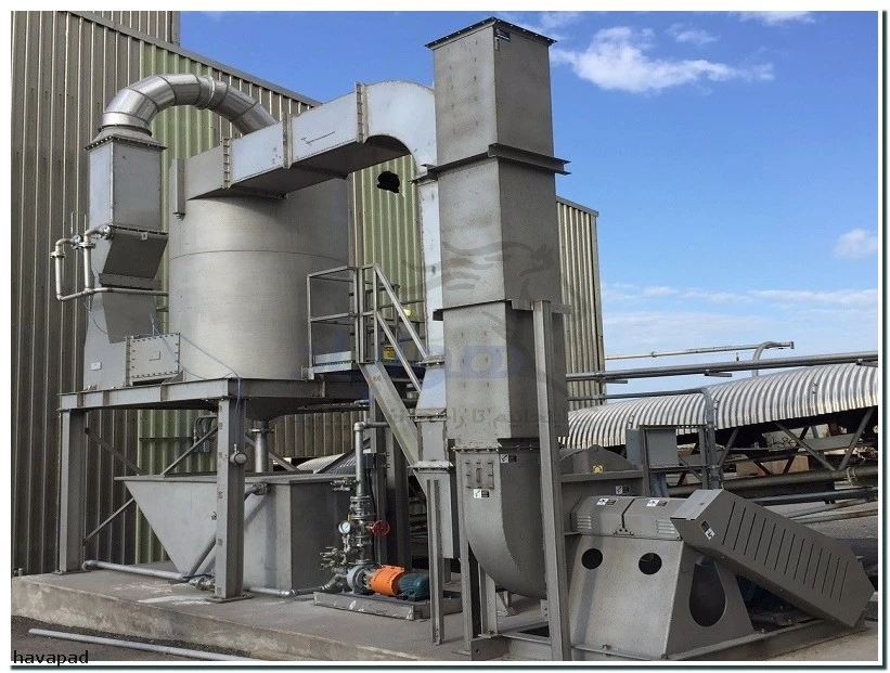 Industrial dust collector in mining industry