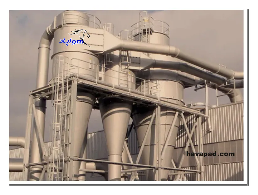 How does a cyclone dust collector work